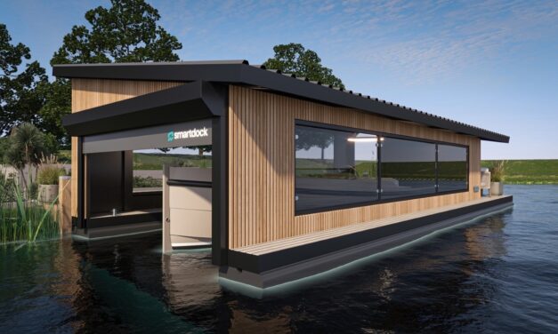 Revolutionair boothuis voor sloepen